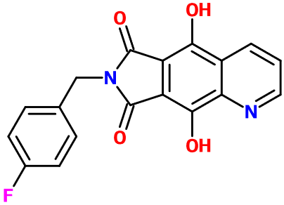 (图片) MC085099 5,8-Dihydroxy-[6,7]-N-(4-F-Bn)-succinimido-quinoline